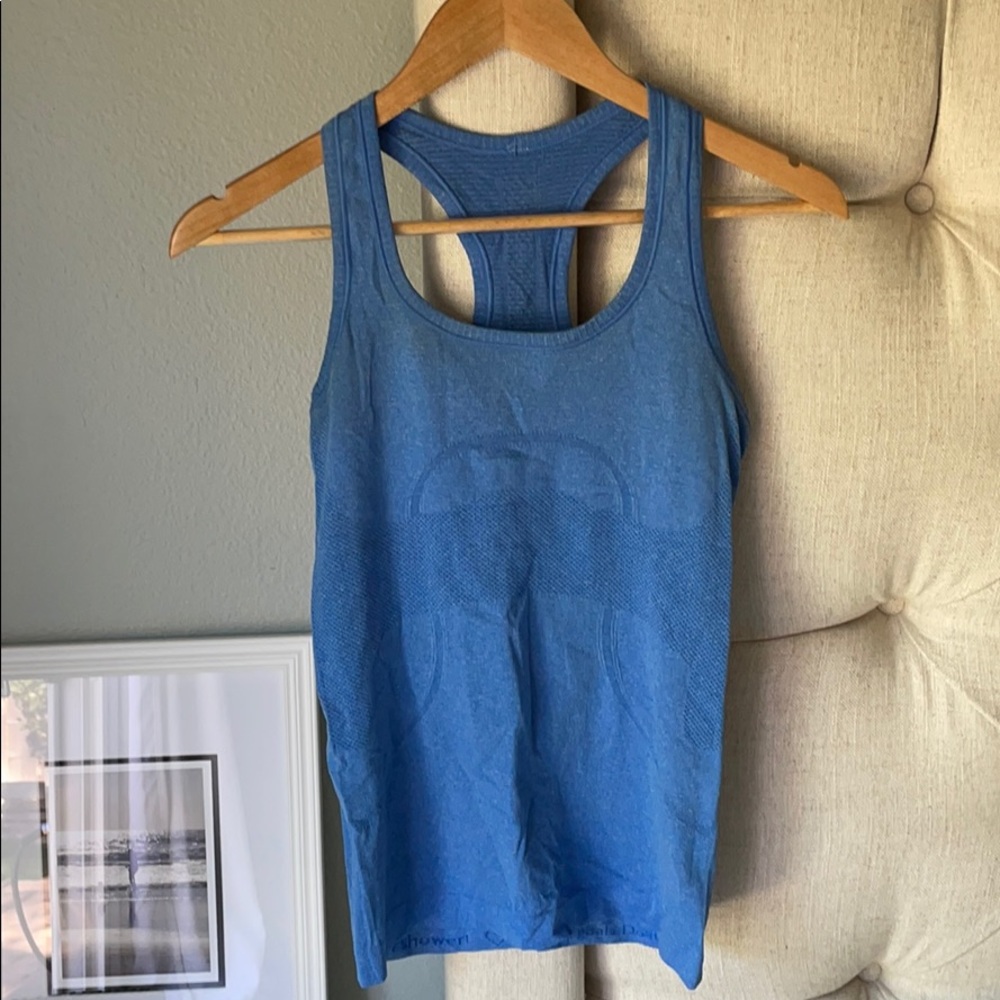 Lululemon size 4 blue Swiftly Tech tank top